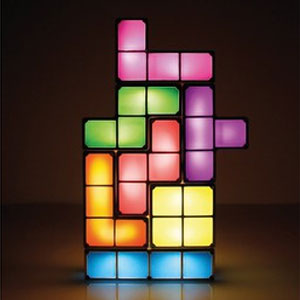 Gavetips: Tetris bordlampe