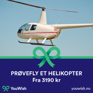 Gavetips: Prøvefly et helikopter