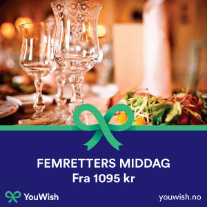 Gavetips: Femretters middag - alt inkludert 