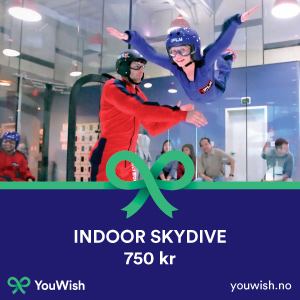 Gavetips: Indoor skydive - Eneste i Norge