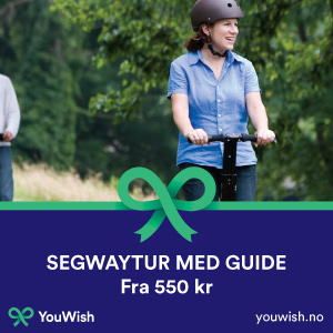 Gavetips: Segwaytur med guide - Oslo, Bergen og Fredrikstad