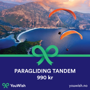 Gavetips: Paragliding tandem - tør du? 