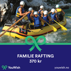 Gavetips: Rafting for hele familien