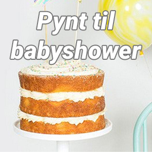 Gavetips: Pynt og tilbehør til babyshower