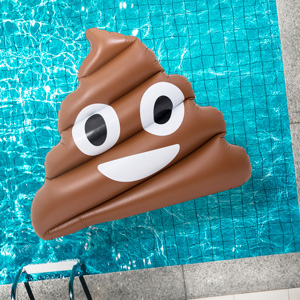 Gavetips: Emoji Poop Luftmadrass 