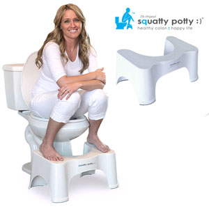 Gavetips: Squatty Potty - sitt riktig på toalettet!