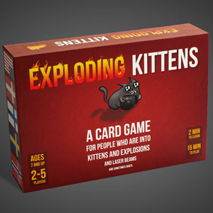 Gavetips: Exploding Kittens-kortspill
