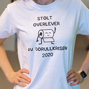 Gavetips: T-skjorte Dorullkrisen 2020 